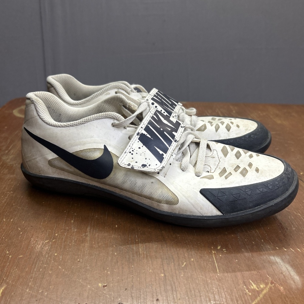 Nike Zoom Rival SD 2 White Track & Field Throwing Shoes 685134-001 Men's 8.5
